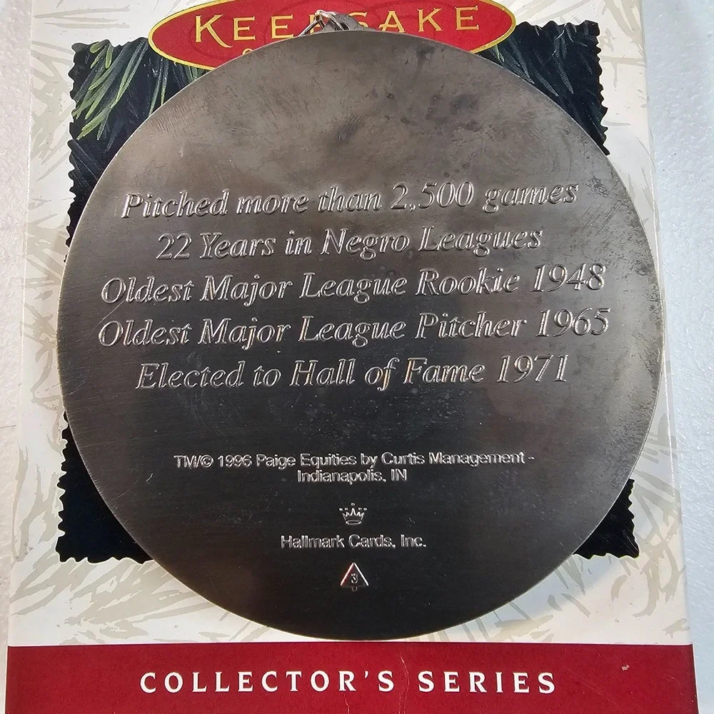 Baseball Heroes Hallmark Keepsake Ornament Ruth‎ Paige Gehrig 3